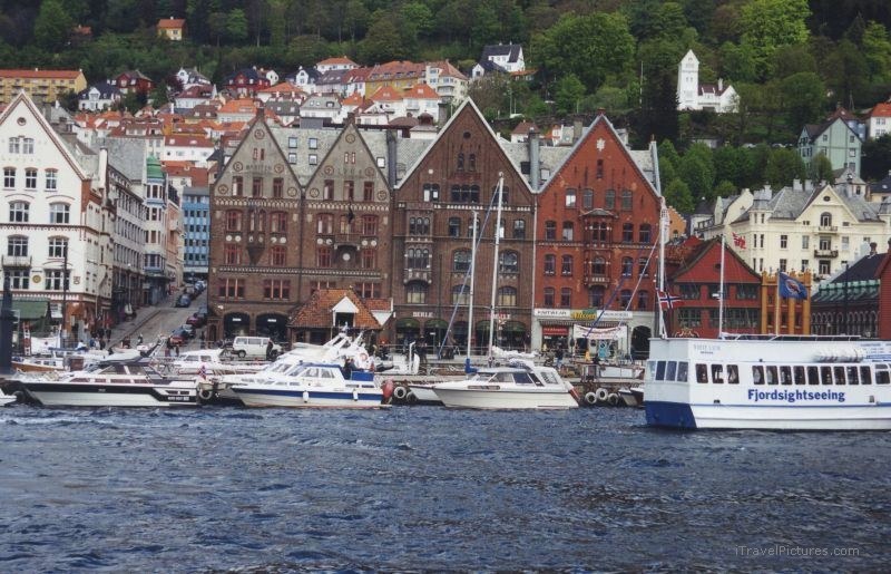Bergen port boat boats